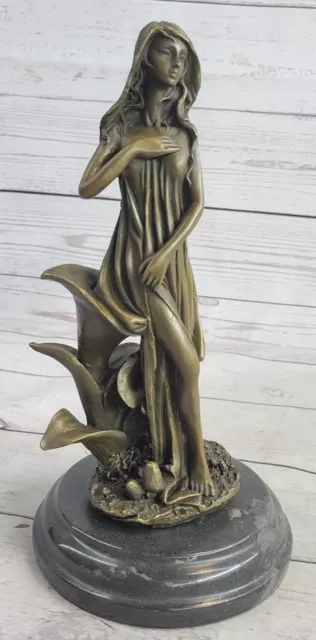 Originale Firmato Mother Terra Bronzo Scultura Statua Da Italiano Artista Mavchi