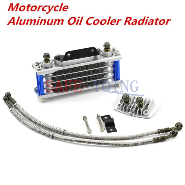 NEW Oil Cooler radiator for 50 70 90 110CC Dirt Pit Bike Racing Motorcyle Blue