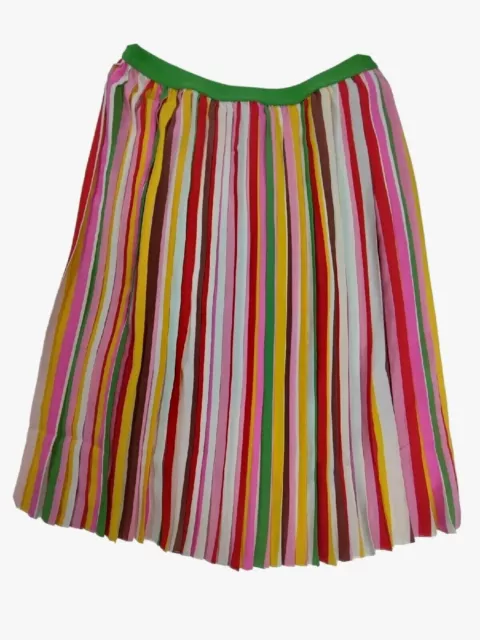 Cath Kidston Women’s Rainbow Multicoloured Pleated Skirt Size S