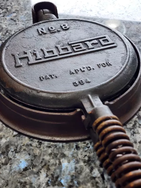 1927 Griswold Manufactured 'Hibbard' Advertising Cast Iron Waffle Maker 🧇