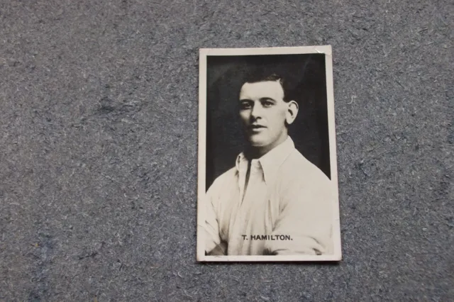 DC Thomson Footballers 1923 T.HAMILTON (Preston North End signierte echte Fotos