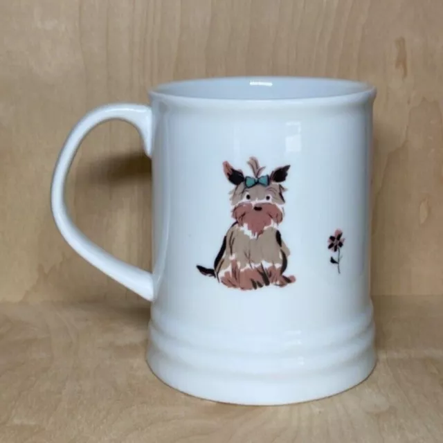 “Nice Dog” Yorkshire Terrier Coffee Mug by Fringe- Adorable Yorkie Cup-Butterfly