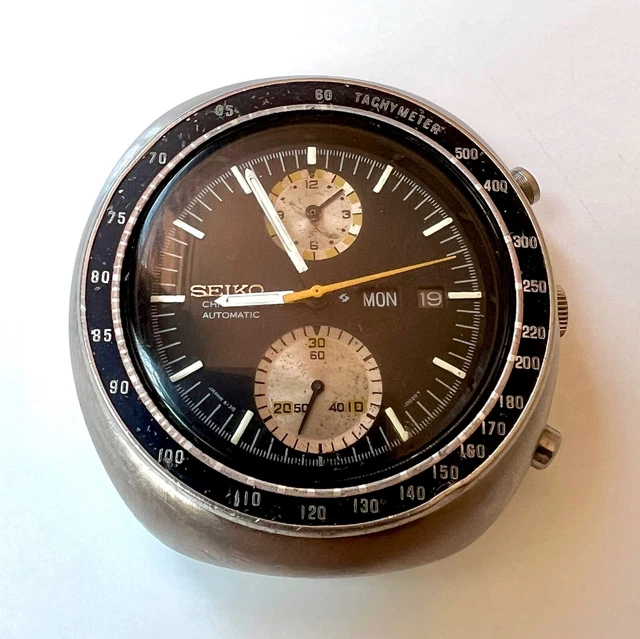 VINTAGE) SEIKO BULLHEAD Speed timer Automatic chronograph watch 6138-0040 EUR 729,76 - FR