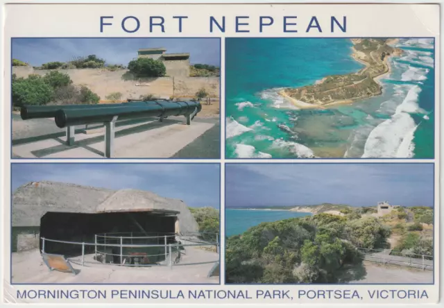 Australia VICTORIA VIC Fort Nepean multiviews POINT NEPEAN Rose postcard c1980s