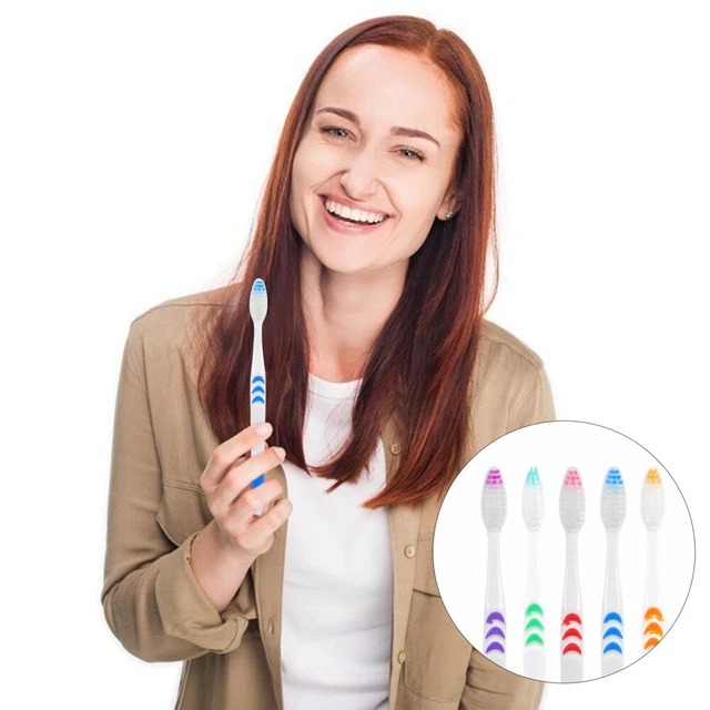 30 pz spazzolini da denti massa spazzolino monouso sottile