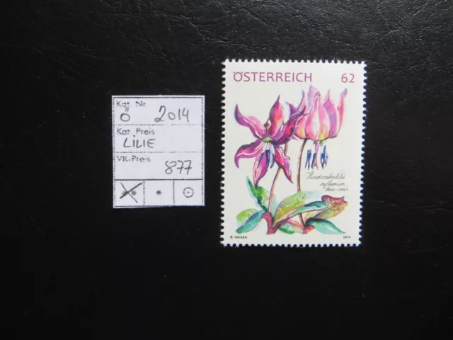 2014  " Hundszahnlilie   " Marke für Abo, geringe Auflage  postfrisch   LOT 877