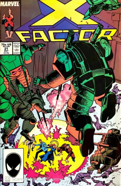 X-Factor #21 Marvel Comics October Oct 1987 (VF+)