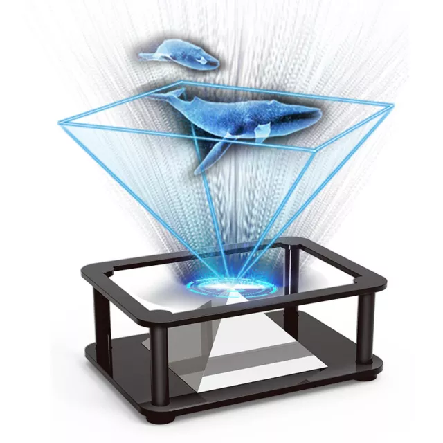Teléfono para niños proyección holográfica 3D hágalo usted mismo ciencia tecnología pantalla de holograma 3D
