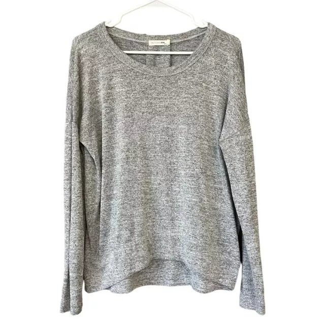 Rag & Bone Jean Womens Heather Gray Crew Neck Long Sleeve Sweater Top Size XS