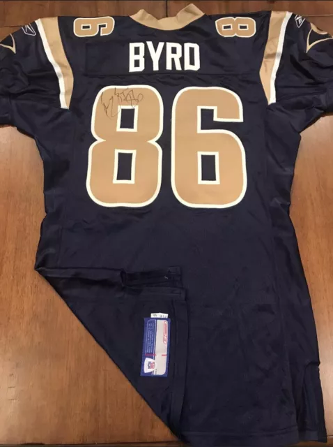 Dominique Byrd Game Used St Louis Rams Jersey Game Worn Jersey Usc Trojans