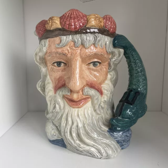 Royal Doulton Large Character Toby Jug Neptune D6548