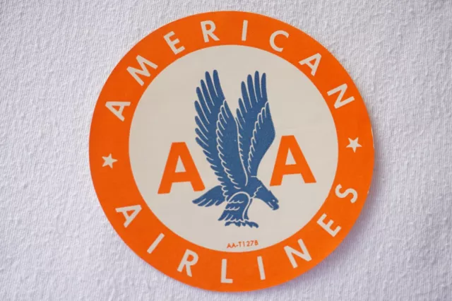 American Airlines Airline  Luggage Label