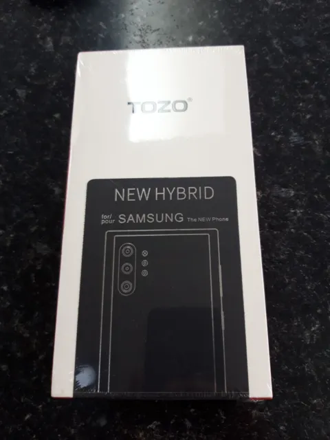 TOZO Samsung Galaxy Note 10 Plus Phone Case Phantom Hybrid Soft Grip Matt Black
