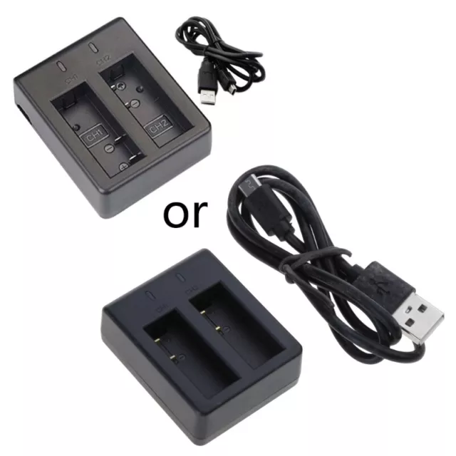 Double Channel Batteries Charger for EKEN J4000/H9R Camera Multifunction Charger