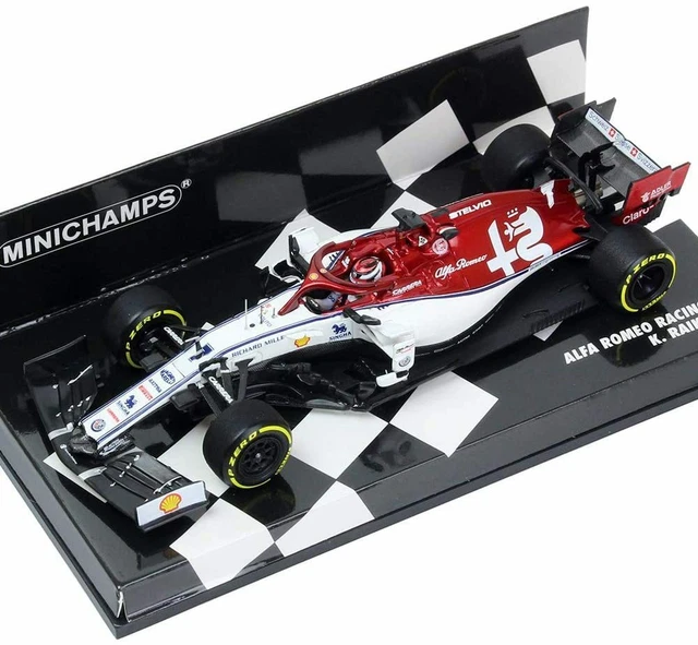 Miniature Minichamps 1:43 F1 – Alfa Romeo Kimi Raikkonen GP Monaco 2019 – Rare