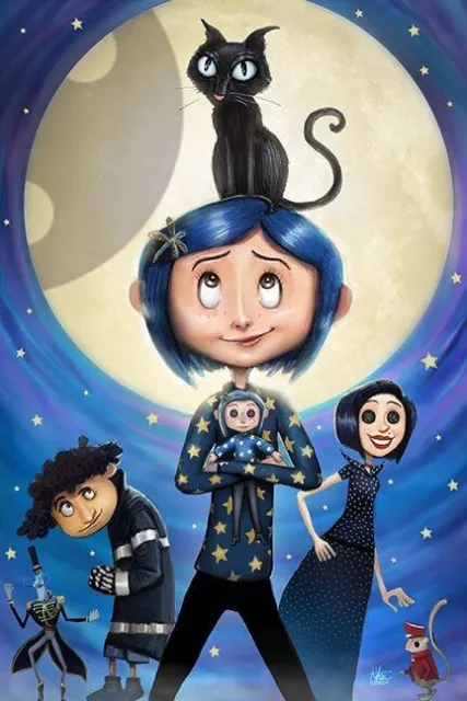 Nathan Szerdy SIGNED Stop Motion Art Print ~ Neil Gaiman 's Coraline Movie Nathan Szerdy SIGNED Stop Motion Art Print ~ Neil Gaiman 's Coraline Movie