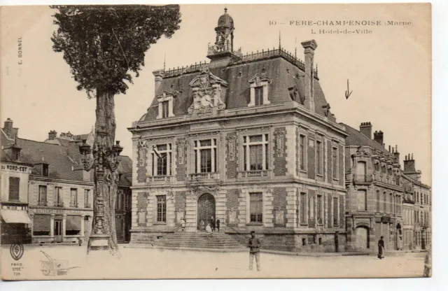 FERE CHAMPENOISE - Marne - CPA 51 - l' Hotel de ville