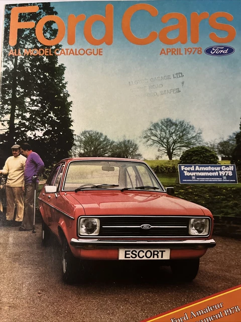 Brochure auto - 1978 Ford Range - UK