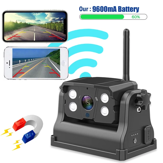 WIRELESS BACKUP Camera Rechargeable Battery for Trailer/Truck