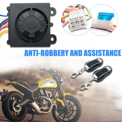 WINOMO système dalarme de moto système de sécurité anti-vol avec de double commande à distance universelle 