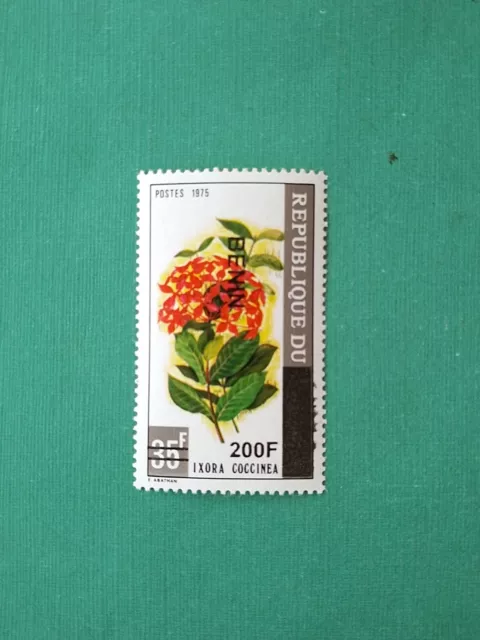 Bénin surchargé overprint 200f sur 35f Fleur