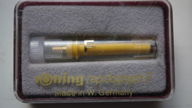 Original Zeichenkegel rOtring rapidograph  F 0,35 mm NEU/OVP