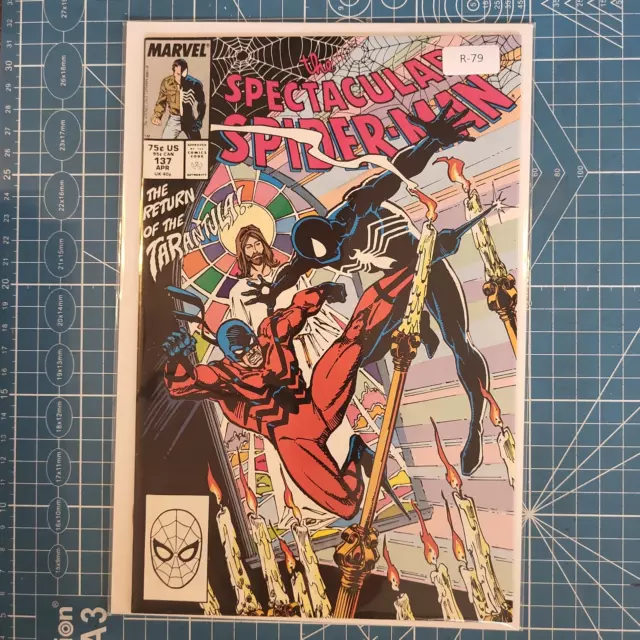 Spectacular Spider-Man #137 Vol. 1 8.0+ 1St App Marvel Comic Book R-79