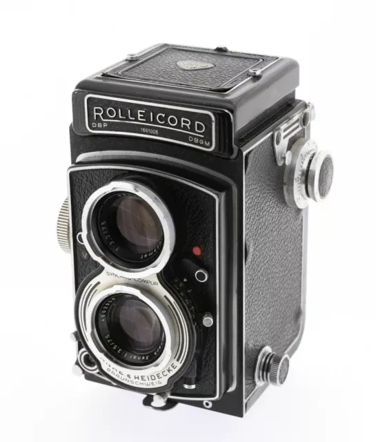 Rollei Rolleicord V numéro 1561005 avec Schneider Xenar 3.5 75 mm + rolleikin