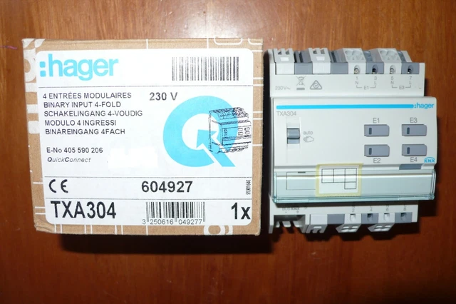Module 4 Entrées KNX 230V - ABB BE/S 4.230.2.1 - Bricolage