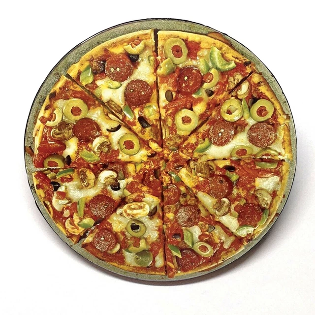 SPRINGBOK MAMA MIA PIZZA Advertising Pocket Mirror