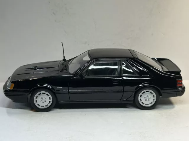 Welly 1986 Mustang SVO Black 1:18 Die Cast