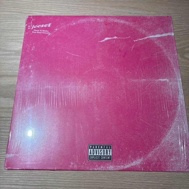 JOESEF DOES IT Make You Feel LP Pink Clear 45 RPM Vinyl Used