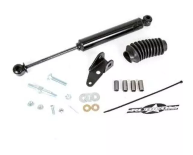 Rubicon Express RXT2000B-JK Steering Stabilizer Reloc Kit fits 07-14 Wrangler JK