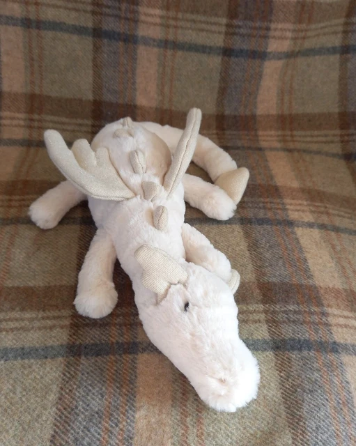 JELLYCAT.....Small Snow Dragon Soft Toy Plush -  Pre-owned