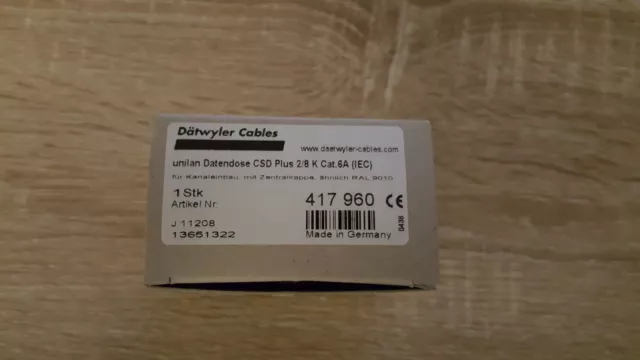 2 Stück unilan Datendose von Dätwyler Cables 417960