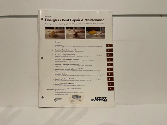 Fiberglass Boat Repair Maintenance West System Epoxy 2550