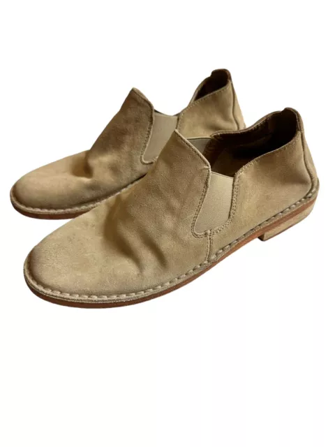 Vince Mia Flat Suede Slip-On, Taupe Woman Sz 7 3