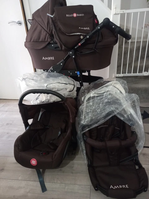 3IN1 STROLLER PRAM Adamex LUMI AIR Special Edition Car seat All