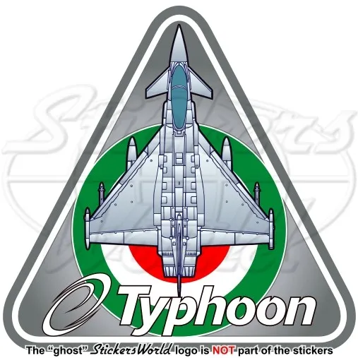 Eurofighter EF2000 TYPHOON Koweit Armée de l'Air 95mm Vinyle Autocollant