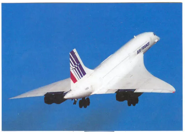 AIR FRANCE CONCORDE - Aviation Postcard Airlines-TAX-013