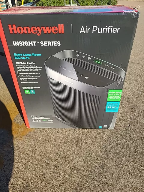 Honeywell HPA5300B HEPA Air Purifier Insight Series XL Room 500 SQFT  Black