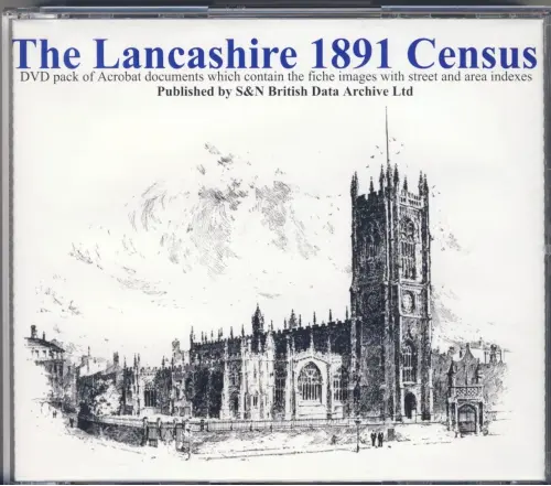 S & N Genealogy Data Archive The Lancashire 1981 Census Family History 4 Dvd Set