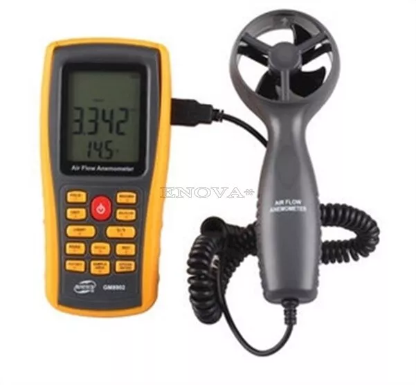 Thermometer GM8902 Lcd Digital Anemometer Wind Speed Meter New Split Type tg