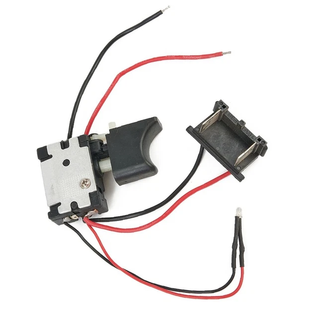 Commutateur de perceuse électrique facile à installer DC 2125V bouton poussoir