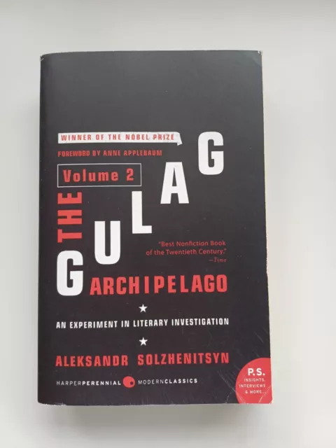 The Gulag Archipelago, 1918-1956 Volume 2 by Aleksandr Isaevich Solzhenitsyn ...