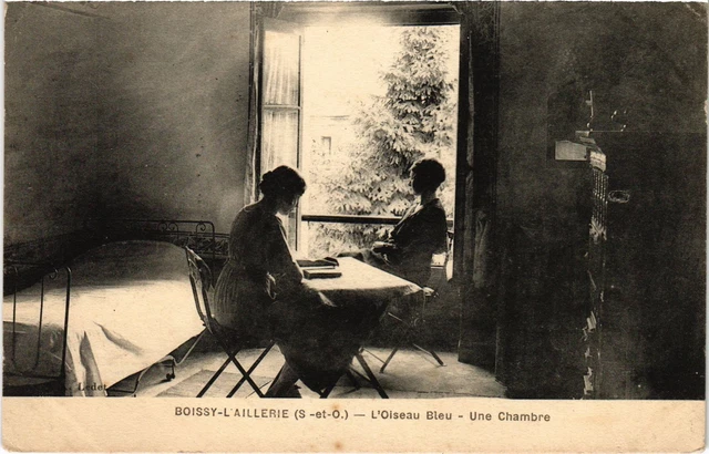 CPA Boissy l'Aillerie L'Oiseau Bleu, Une Chambre FRANCE (1308958)