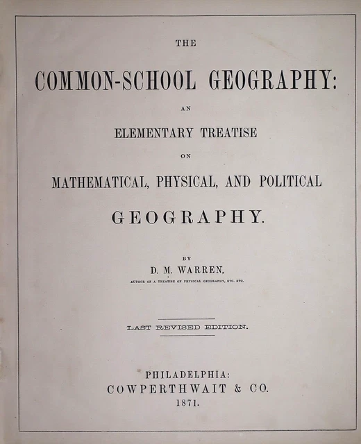 Old 1871 Cowperthwait Atlas Map ~ FRANCE, SPAIN, PORTUGAL (10x12) -#1088 2