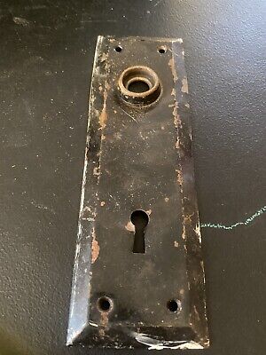 Antique / Vintage  Copper/Metal Door Knob Backplate