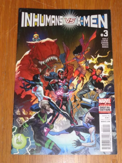 Inhumans Vs X-Men #3 Marvel Comics March 2017