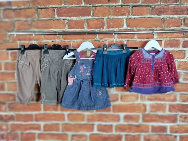 Gonna Con Bundle Bambina Età 6-9 Mesi Next Monsoon M&S Ecc. Corde Top Inverno 74Cm